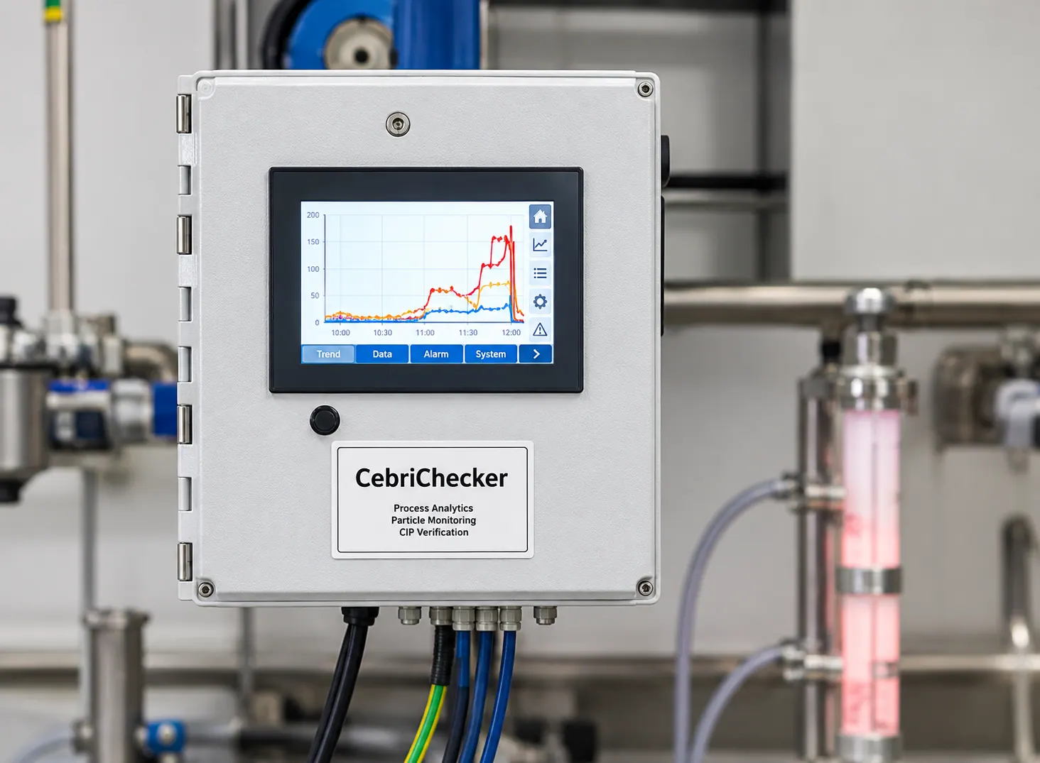 Ferco ColorChecker CWR installed on a production line