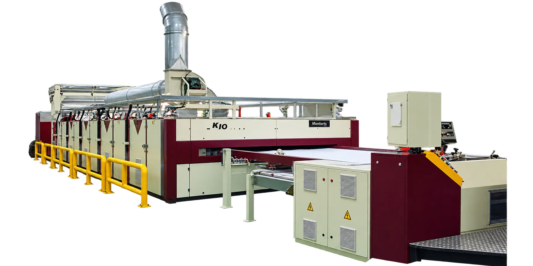 Krantz K30 stenter frame finishing line