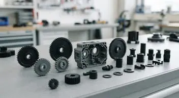 Moulded engineering plastic gears and parts