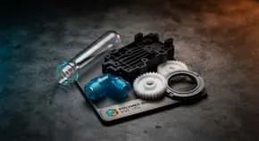 Moulded specialty plastic parts and gears