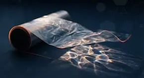 Roll of clear BOPP film